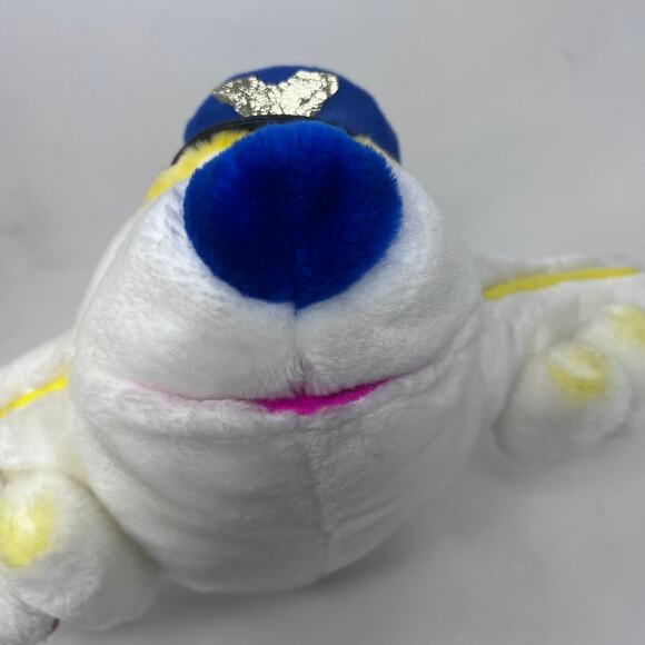 Vintage Floppy Flyers 24k Captain Jumbo 14" Airplane 1989 Stuffed Plush Puppet - Picture 3 of 9
